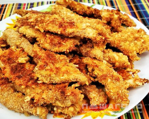 Куриные палочки в панировке в духовке