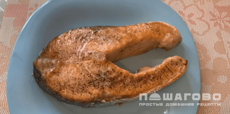 Стейк из лосося