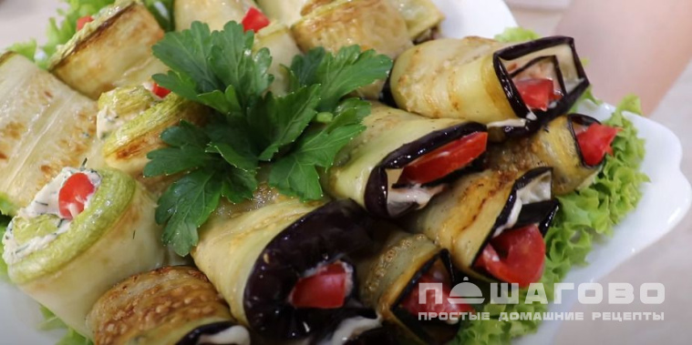 Ассорти из кабачков и баклажанов