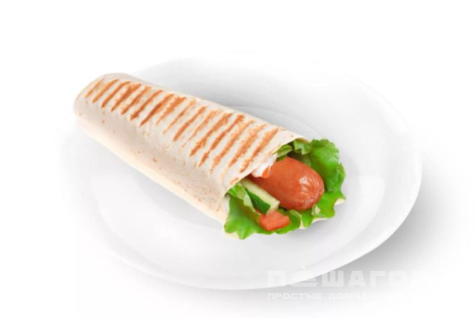 Шаурма с сосиской