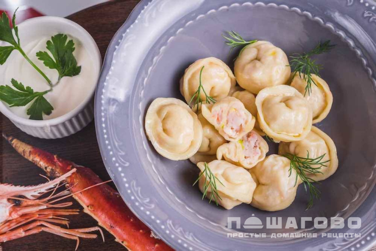 Рыбные пельмени