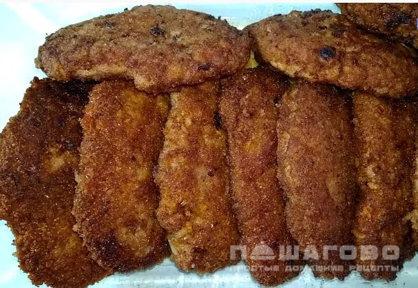 Шницель из свиного фарша