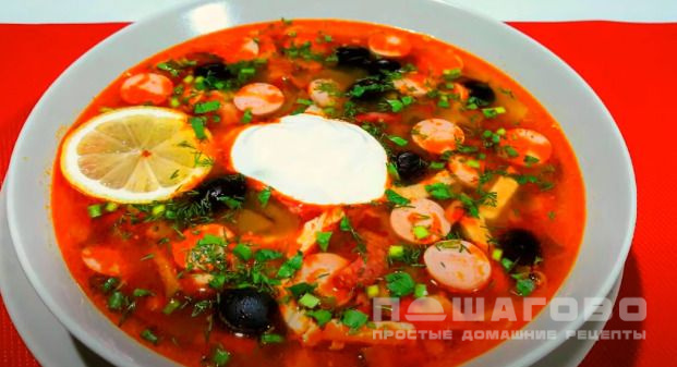 Солянка классическая сборная мясная