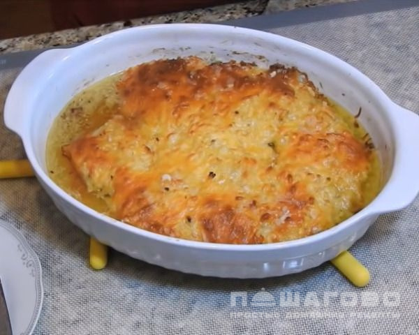 Мясо по-французски в духовке из курицы