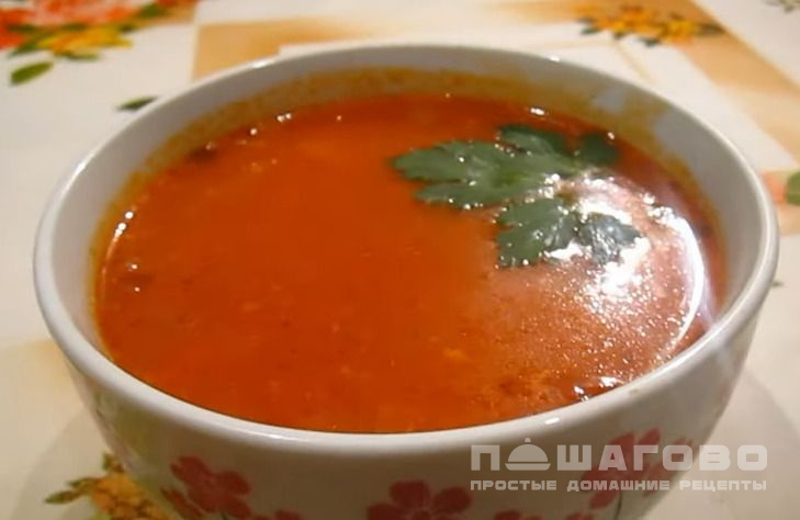 Суп харчо с картошкой