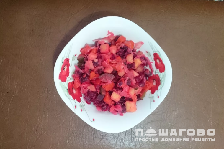 Салат по мотивам винегрета
