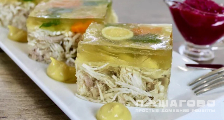 Заливное из курицы