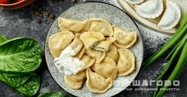 Вареники со шпинатом