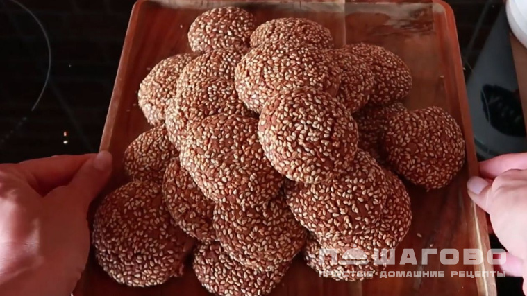 Печенье с кунжутом