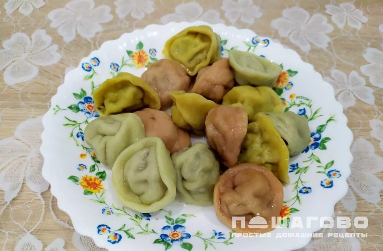 Цветные пельмени