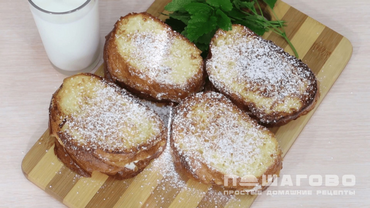 Быстрые творожные гренки