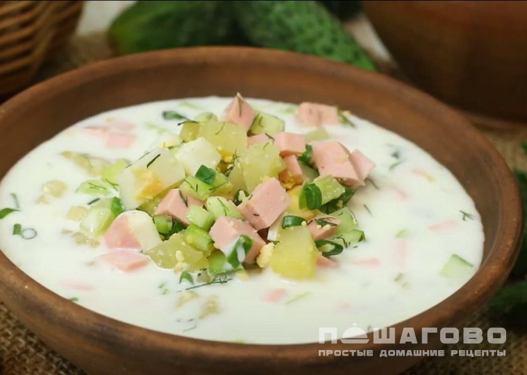 Окрошка на тане