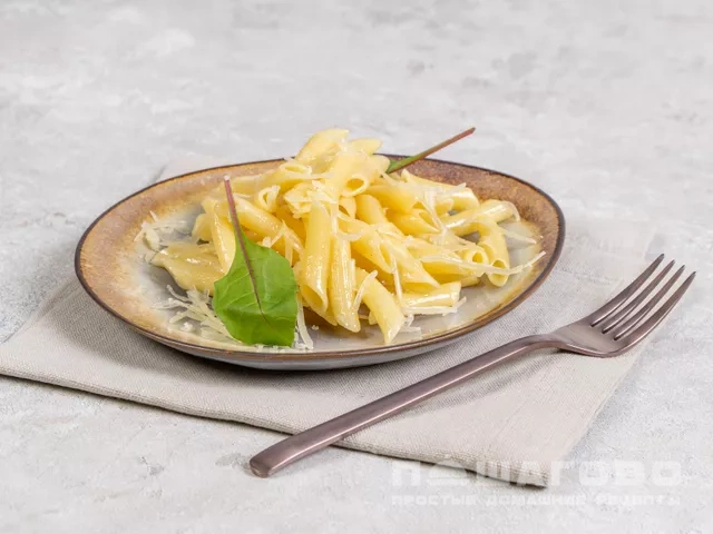 Макароны в микроволновке с сыром
