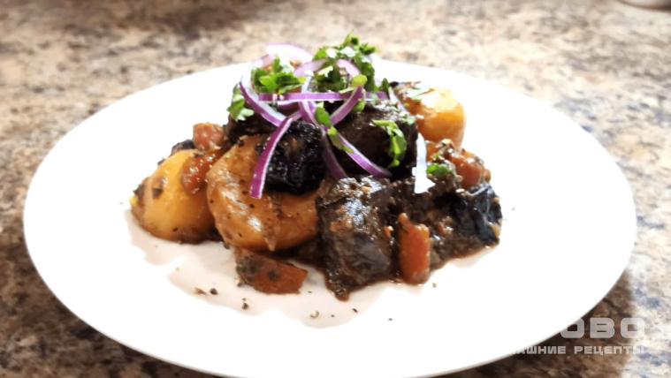 Жаркое из мяса лосятины