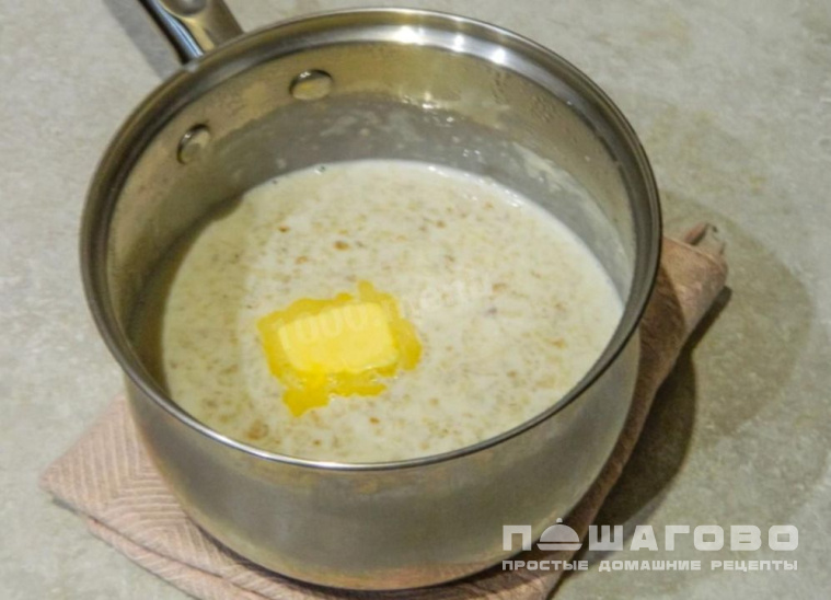 Каша из овсяных хлопьев
