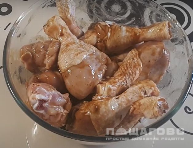 Маринад для курицы с медом