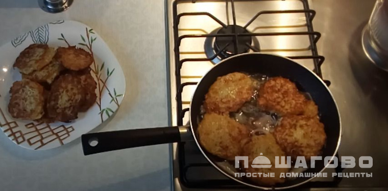 Овощные оладьи из патиссонов