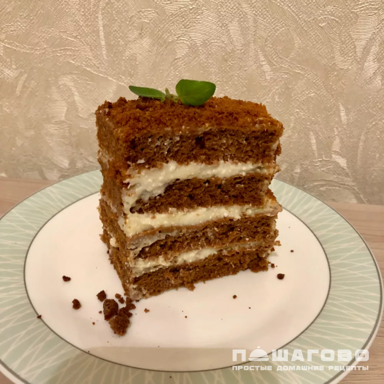 Медовик без сахара