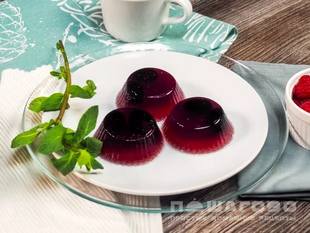 Желе из компота с желатином