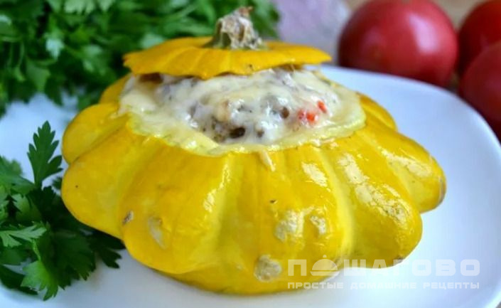 Фаршированные патиссоны с фаршем