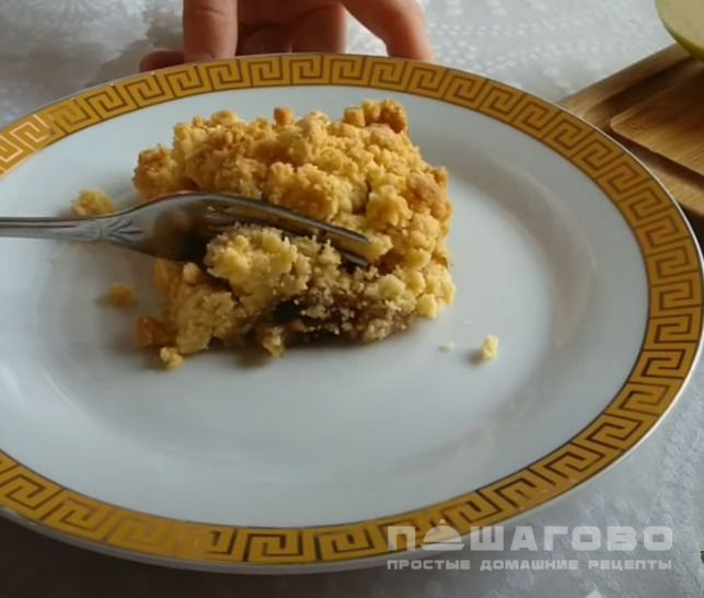 Яблочный крамбл