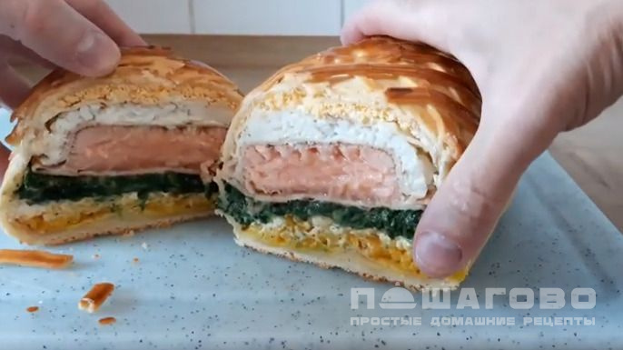 Кулебяка с рыбой