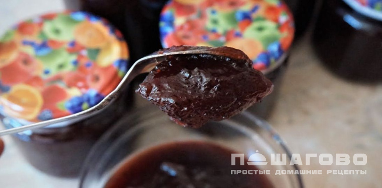 Повидло из слив и яблок на зиму