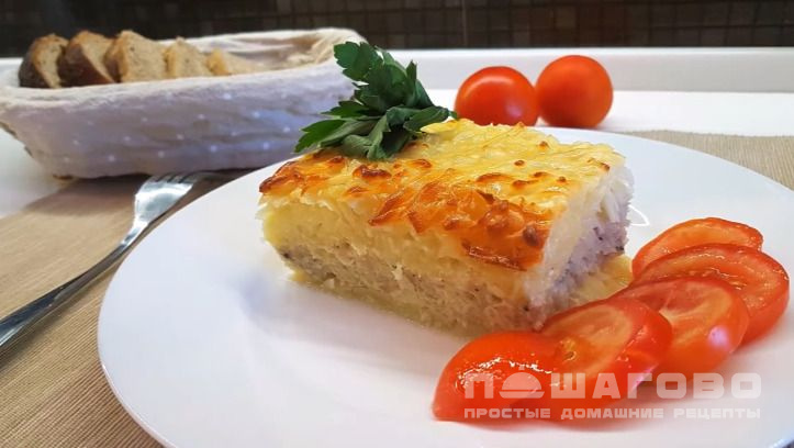 Запеканка из рыбного фарша в духовке