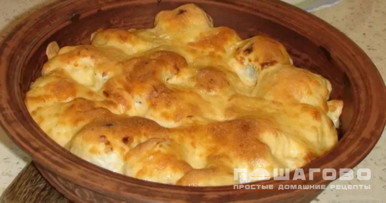 Цветная капуста под соусом бешамель