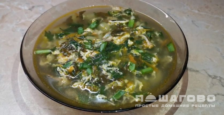 Суп из щавеля и крапивы