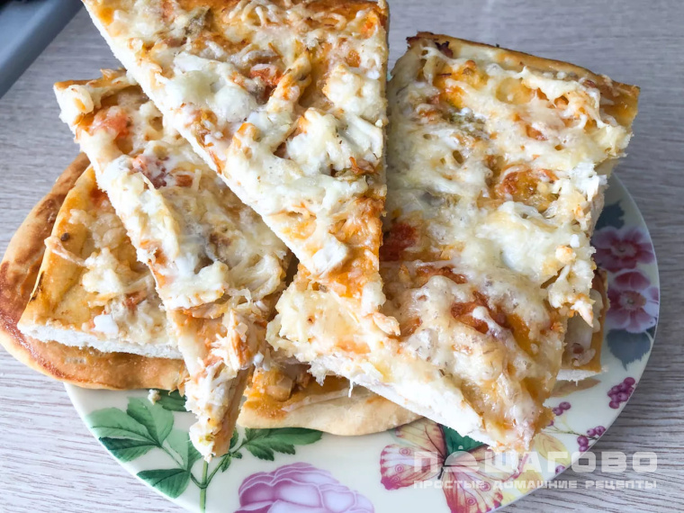 Пицца с курицей