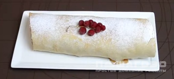 Австрийский штрудель с яблоками