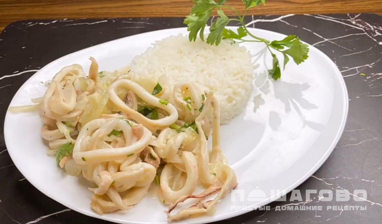 Кальмары с рисом