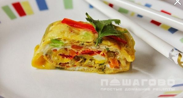 Классические корейские яичные роллы