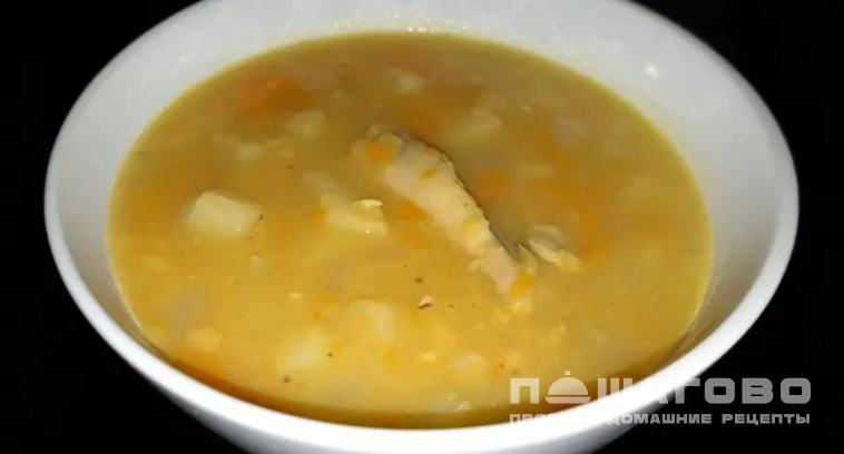 Гороховый суп с курицей