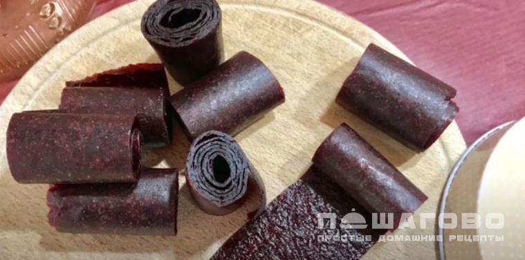 Пастила домашняя из сливы без сахара