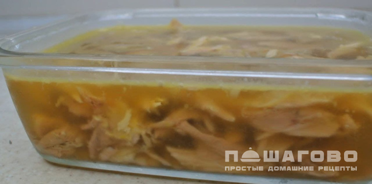 Холодец из петуха домашнего