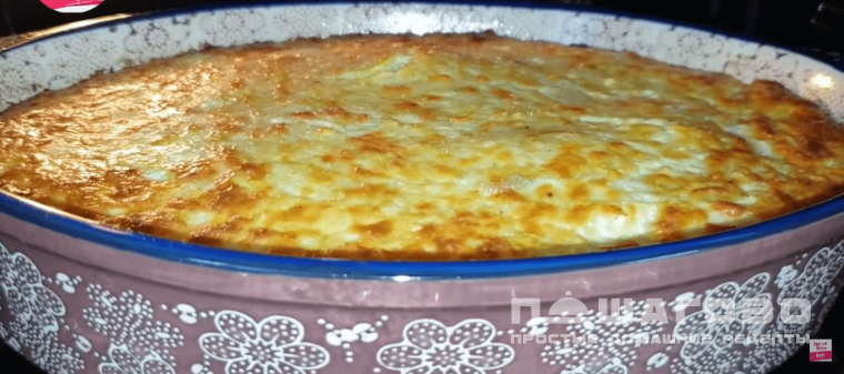 Творожная запеканка с кабачками