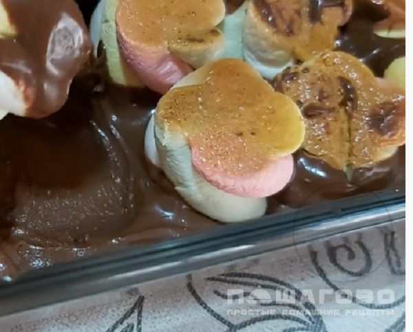 Маршмеллоу с шоколадом