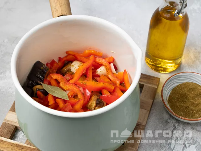 Рагу из баклажанов с рисом