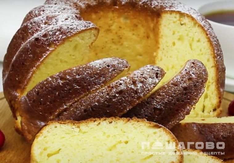 Творожный кекс на сливочном масле