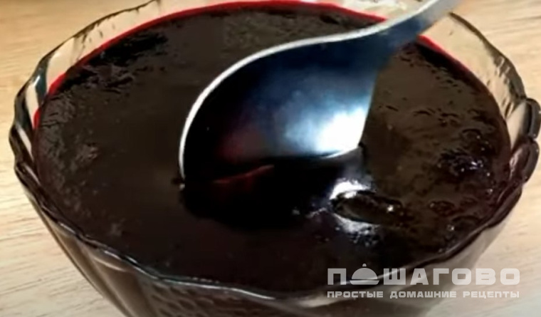 Быстрый черничный джем