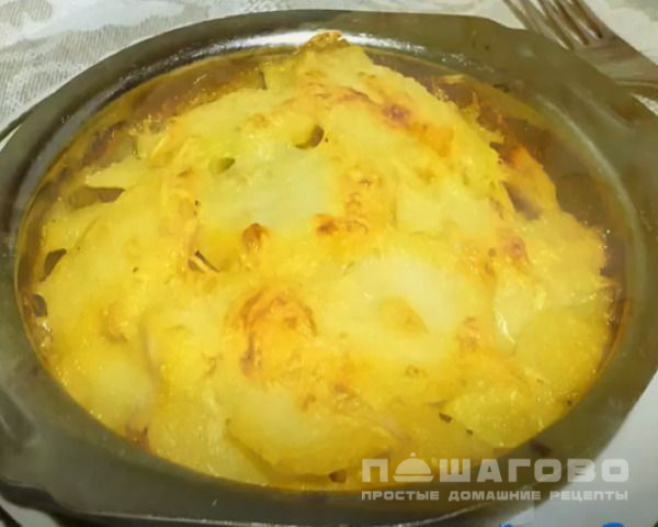 Рыба по-русски с картофелем в духовке