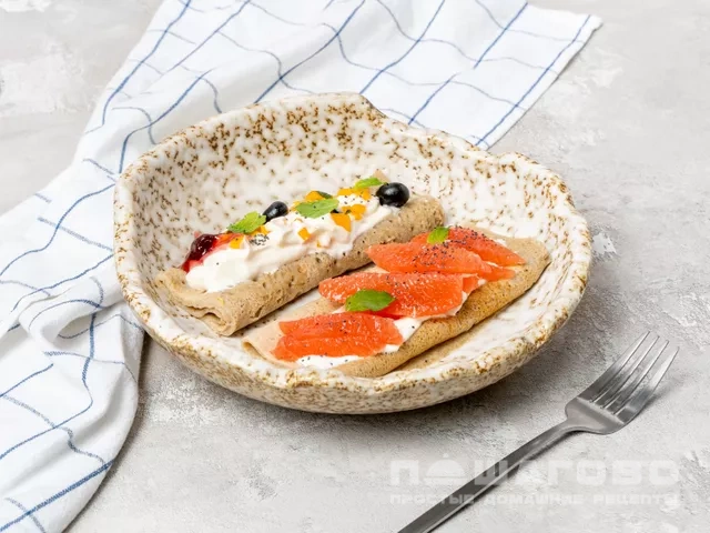 Постные ржаные блины