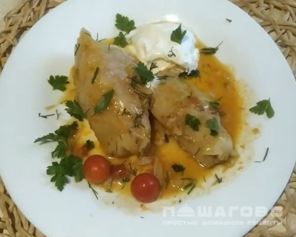 Вегетарианские голубцы