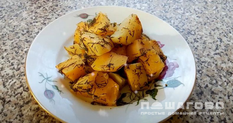 Пареная брюква