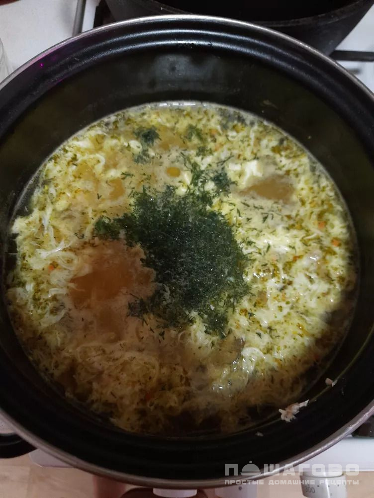 Уха с яйцом