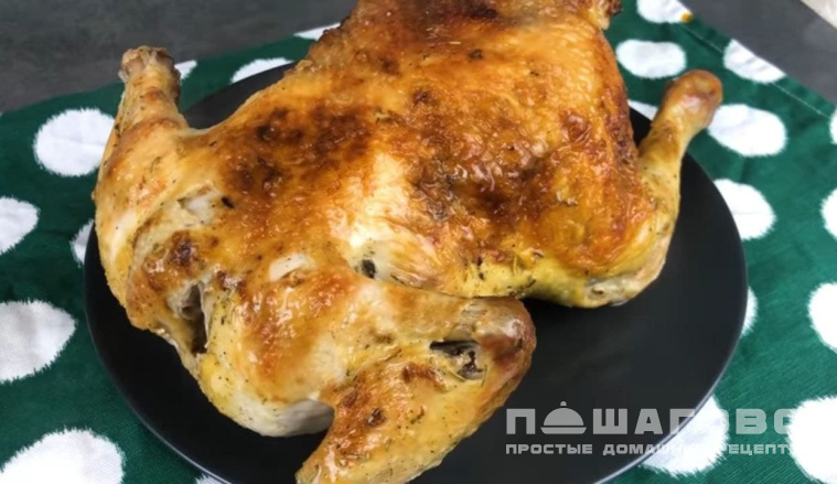 Курица в духовке с лимоном