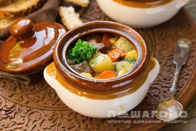 Чинахи в горшочках (как суп)
