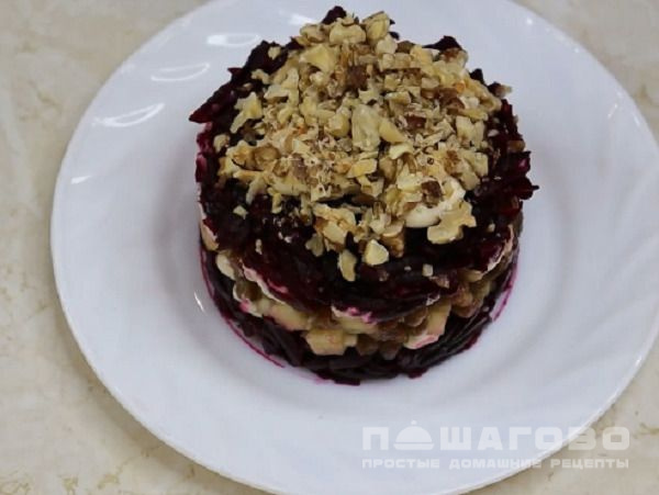 Салат из свеклы и банана